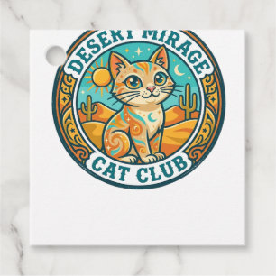 Desert Mirage Cat Cat Mom Gift Idea - Desert Mirag Favour Tags