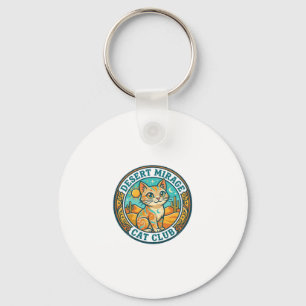 Desert Mirage Cat Cat Mom Gift Idea - Desert Mirag Keychain