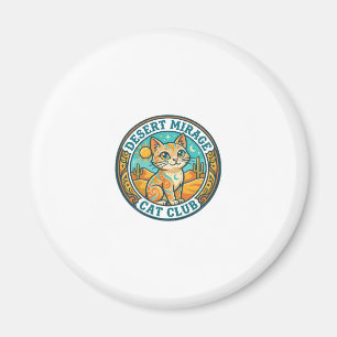 Desert Mirage Cat Cat Mom Gift Idea - Desert Mirag Magnet