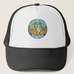 Desert Mirage Cat Cat Mom Gift Idea - Desert Mirag Trucker Hat