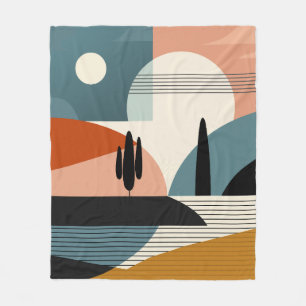 Desert Mirage Fleece Blanket