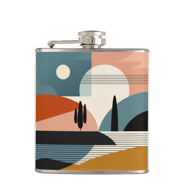 Desert Mirage Hip Flask (Front)