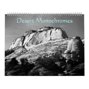 Desert Monochromes (Calendar) Calendar
