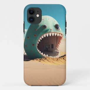Desert monster house iPhone 11 case