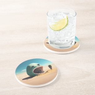 Desert monster house coaster