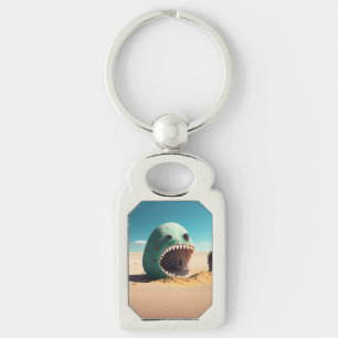 Desert monster house keychain