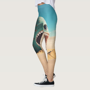 Desert monster house leggings