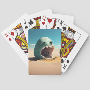 Desert monster house playing cards