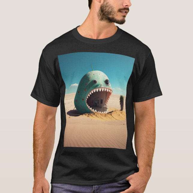 Desert monster house T-Shirt (Front)