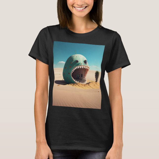 Desert monster house T-Shirt (Front)