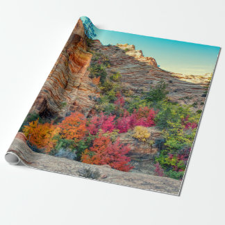 Desert Mountain Fall Colours Wrapping Paper