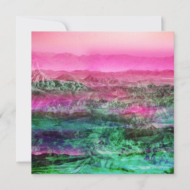 Desert Mountains Invitation (Front)