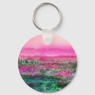Desert Mountains Keychain