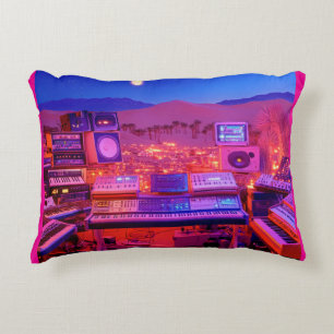 Desert Music Studio Accent Pillow