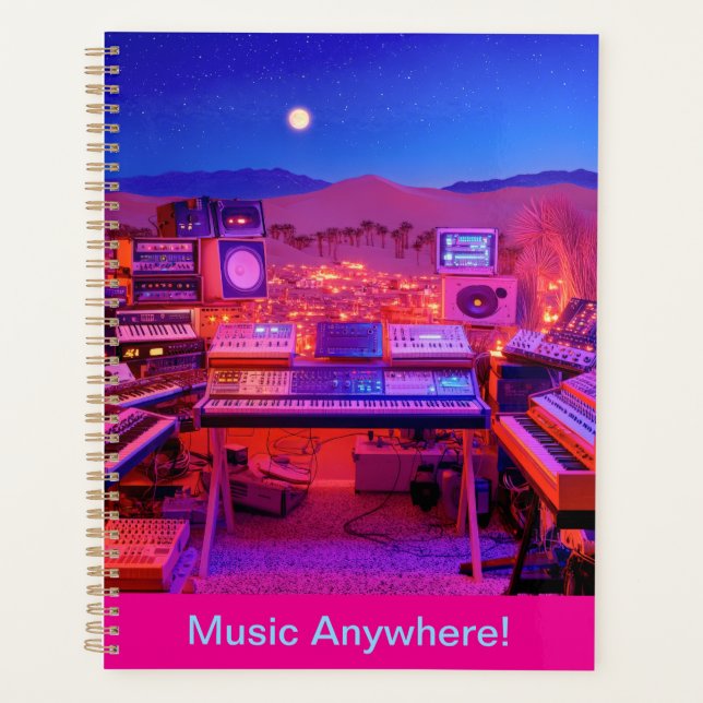 Desert Music Studio Planner (Front)
