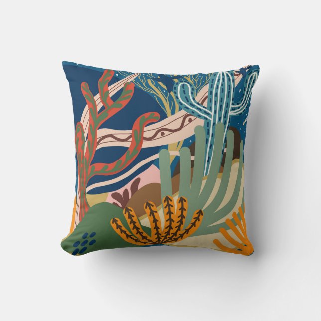Desert Nights Throw Pillow (Front)