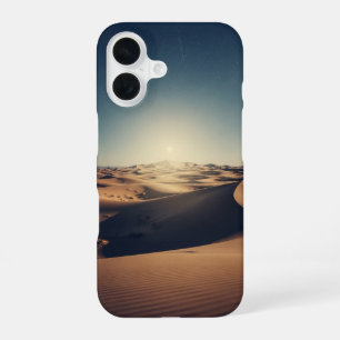 Désert Nocturne Vintage sous les Étoiles iPhone 16 Case