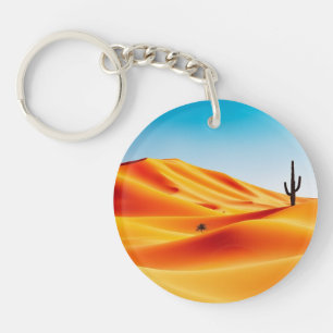 Desert Oasis Keychain