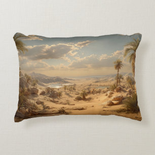 Desert Oasis Palm Trees Pillowcase Dekokissen Accent Pillow
