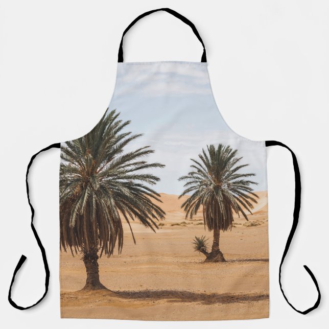 Desert Oasis: Sahara Palms Landscape. Apron (Front)