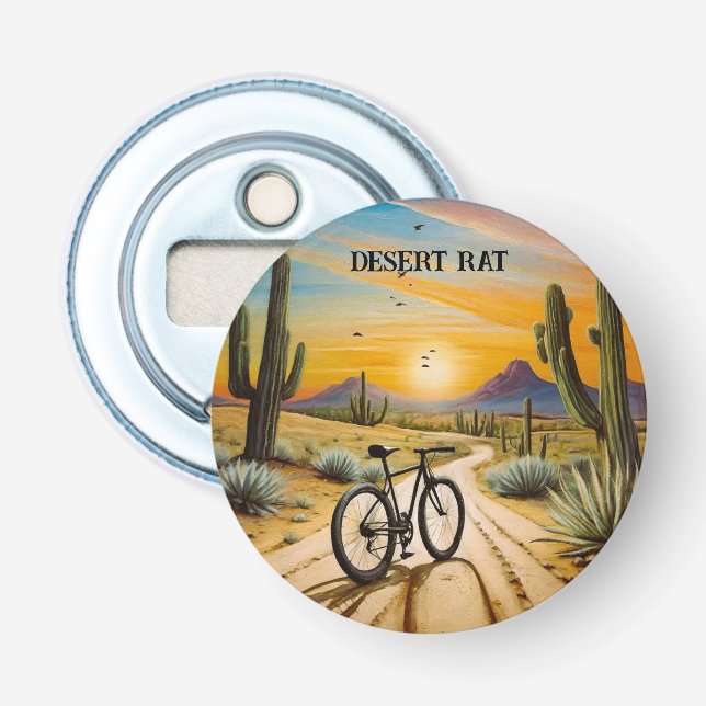 Desert Rat, customizable Bottle Opener (Front)