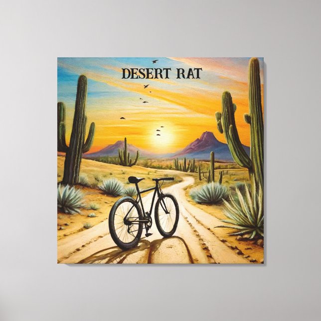 Desert Rat, customizable Canvas Print (Front)