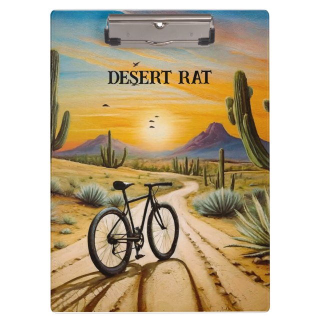 Desert Rat, customizable Clipboard (Front)