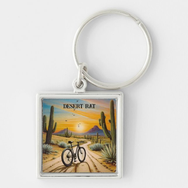 Desert Rat, customizable Keychain (Front)