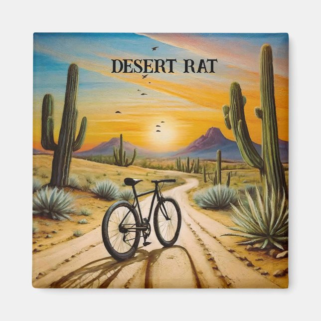 Desert Rat, customizable Magnet (Front)