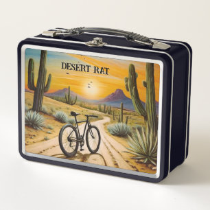 Desert Rat, customizable Metal Lunch Box