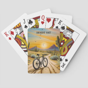 Desert Rat, customizable Playing Cards