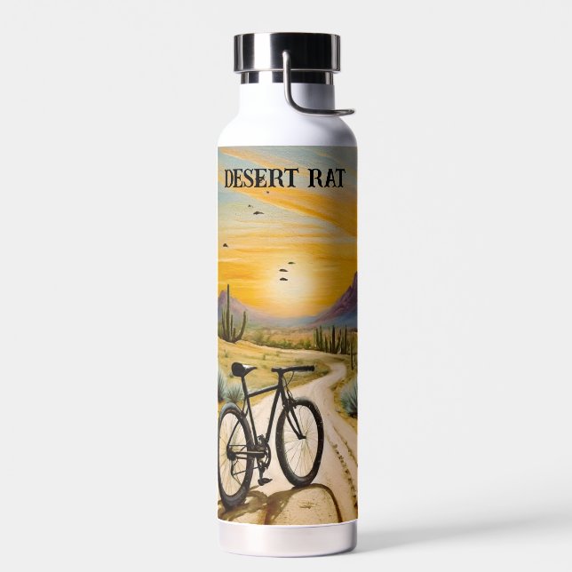 Desert Rat, customizable Water Bottle (Left)