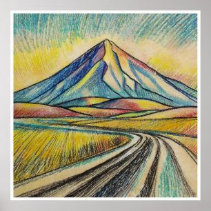 Desert Road - Archival Art Print