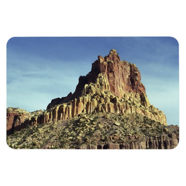 Desert Rock Mountain Peak Landscape Photo Magnet (Horizontal)