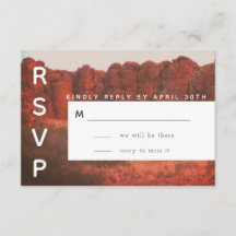 Desert Rocks RSVP Card