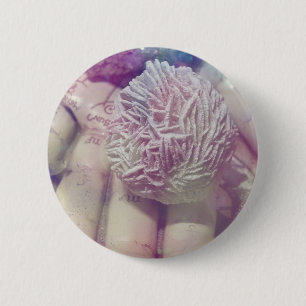 Desert Rose 2 Inch Round Button