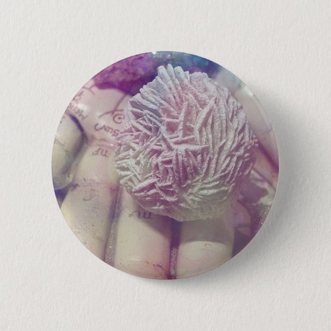 Desert Rose 2 Inch Round Button (Front)