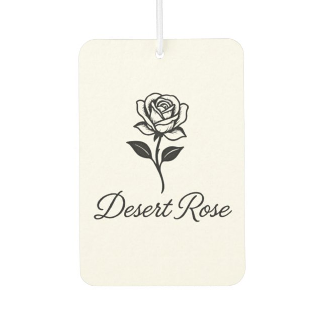 Desert Rose Air Freshener (Front)