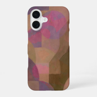 Desert Rose Arches – Warm Abstract Geometry iPhone 16 Case