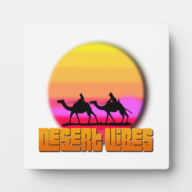 Desert rose vibe plaque (Front)