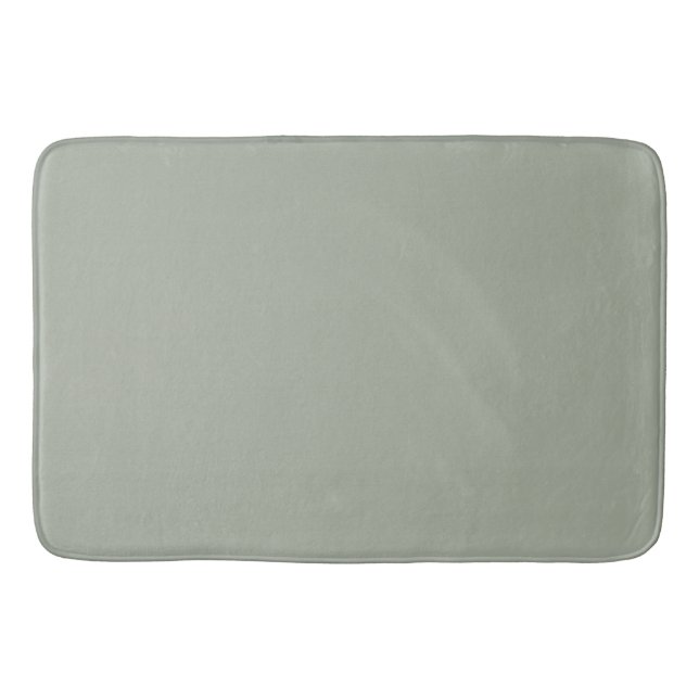 Desert Sage Solid Colour Bath Mat (Front)