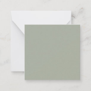 Desert Sage Solid Colour Card
