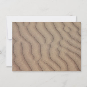 Desert sand ripples Card