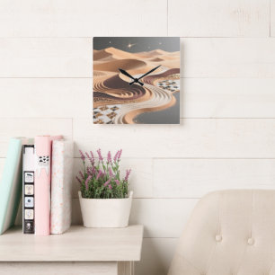 Desert Sands Wall Clock