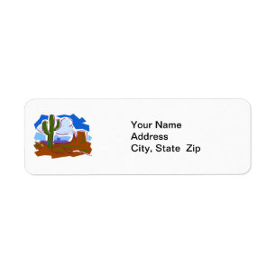 Desert Scene - Address Labels