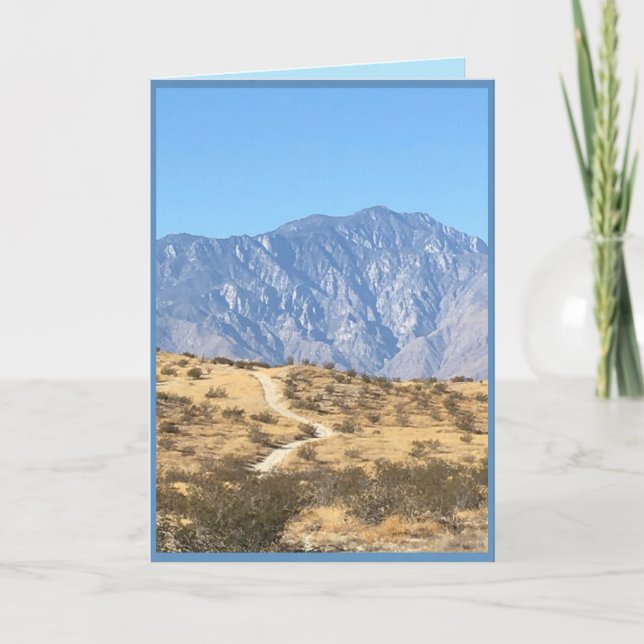 Desert Scene -Plain- Palm Springs, CA for Anyone Card (Front)