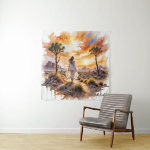 Desert Serenity: Mystical Journey Through the Sand Tapestry