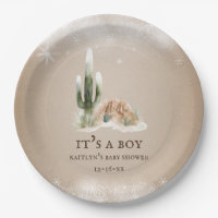 Desert Snow Cactus Baby Shower