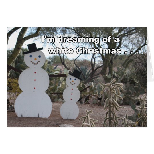 Desert Snowbirds Christmas Card