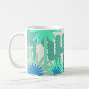 Desert Southwest Cactus Theme Coffee Mug Saguaro